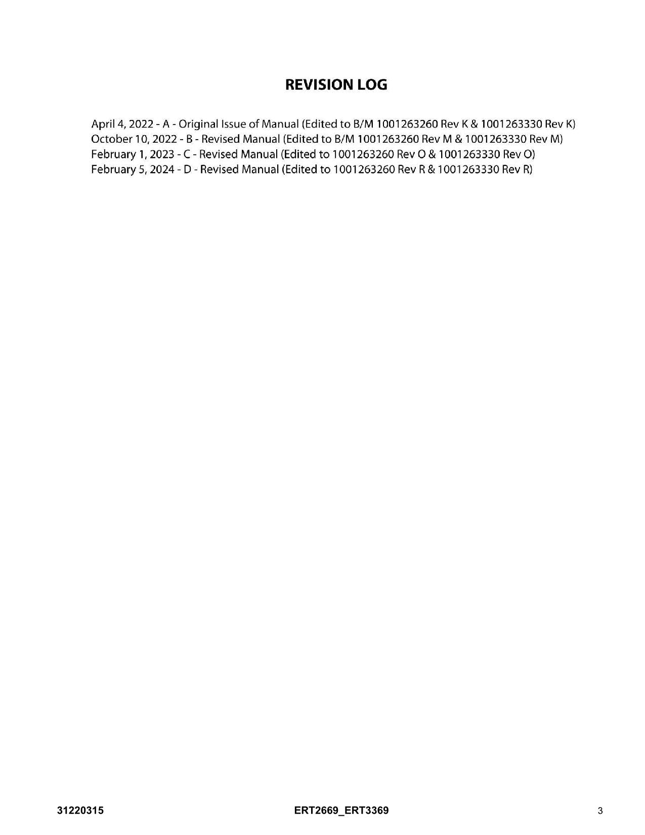 Manual del catálogo de piezas del elevador de tijera JLG ERT2669 ERT3369