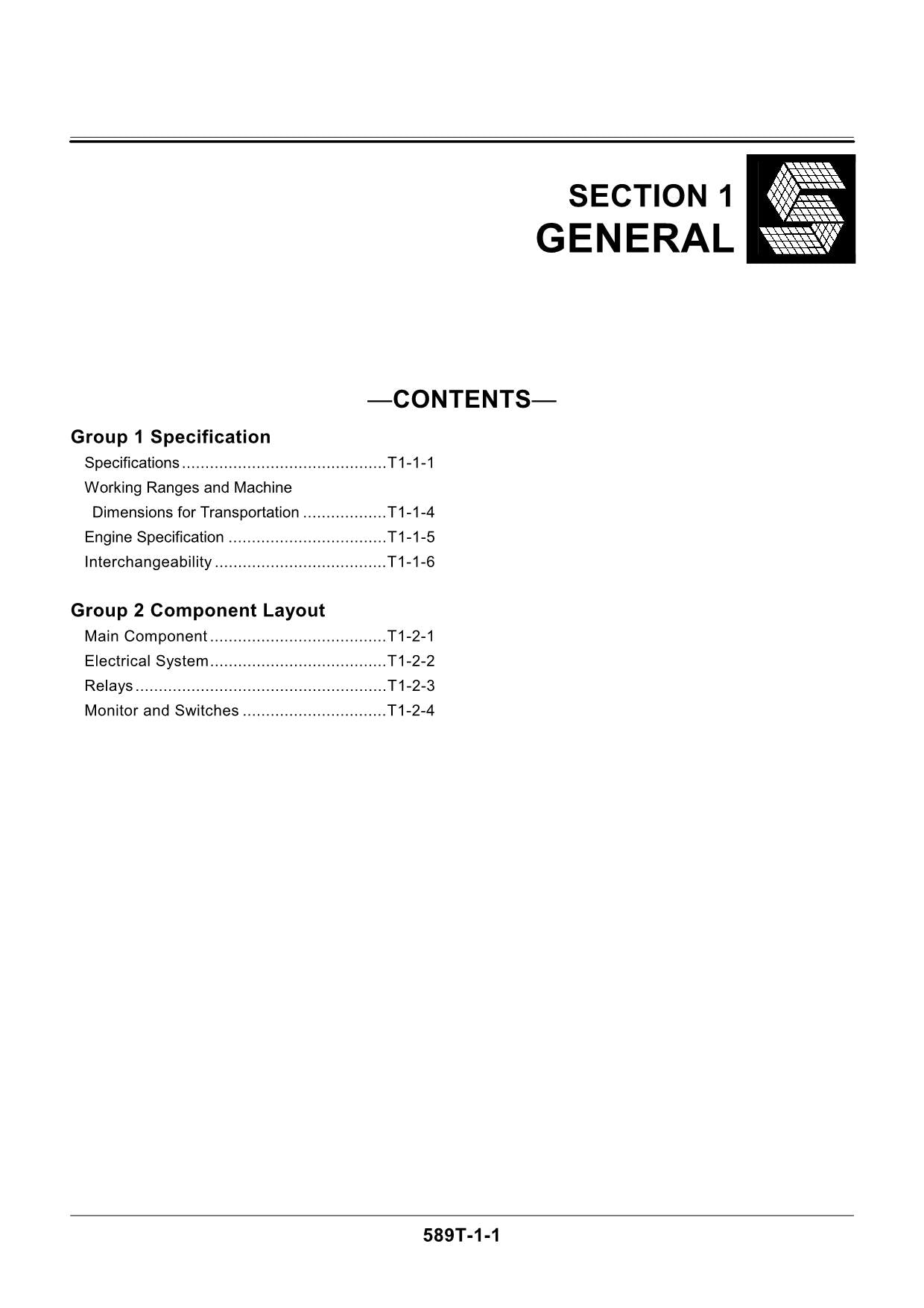 Hitachi EX29UE EX32UE EX36UE Operational Test Troublesh Scheme Service Manual