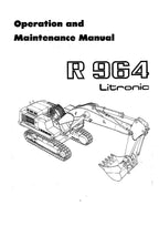 Liebherr R964 Litronic Excavator Operators manual