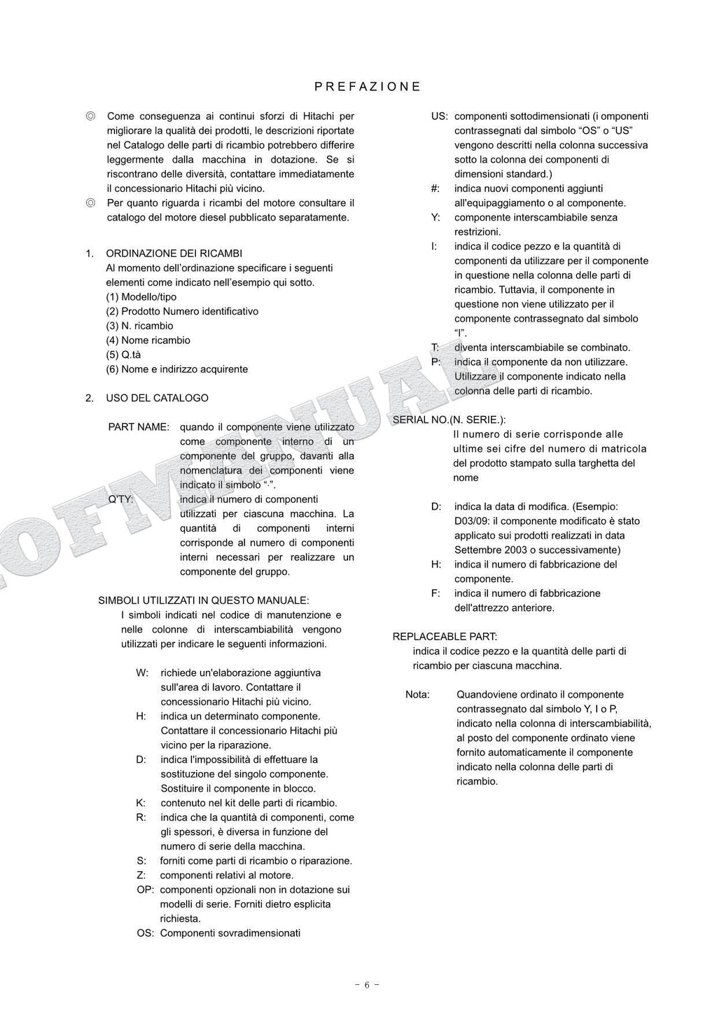 HITACHI ZAXIS ZX130MT Mighty Track Spec Excavator Parts Catalog Manual