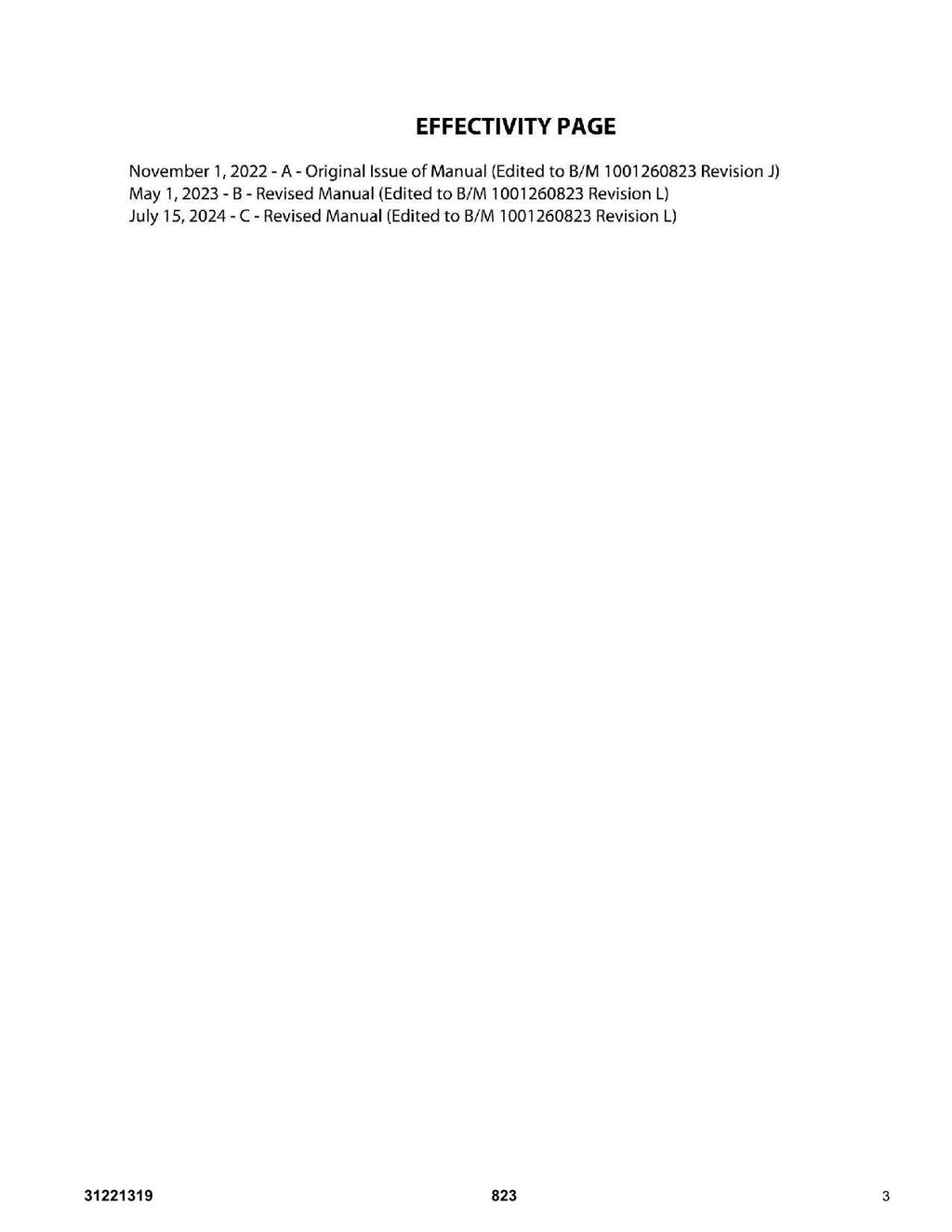 JLG 823 Telehandler  Parts Catalog Manual