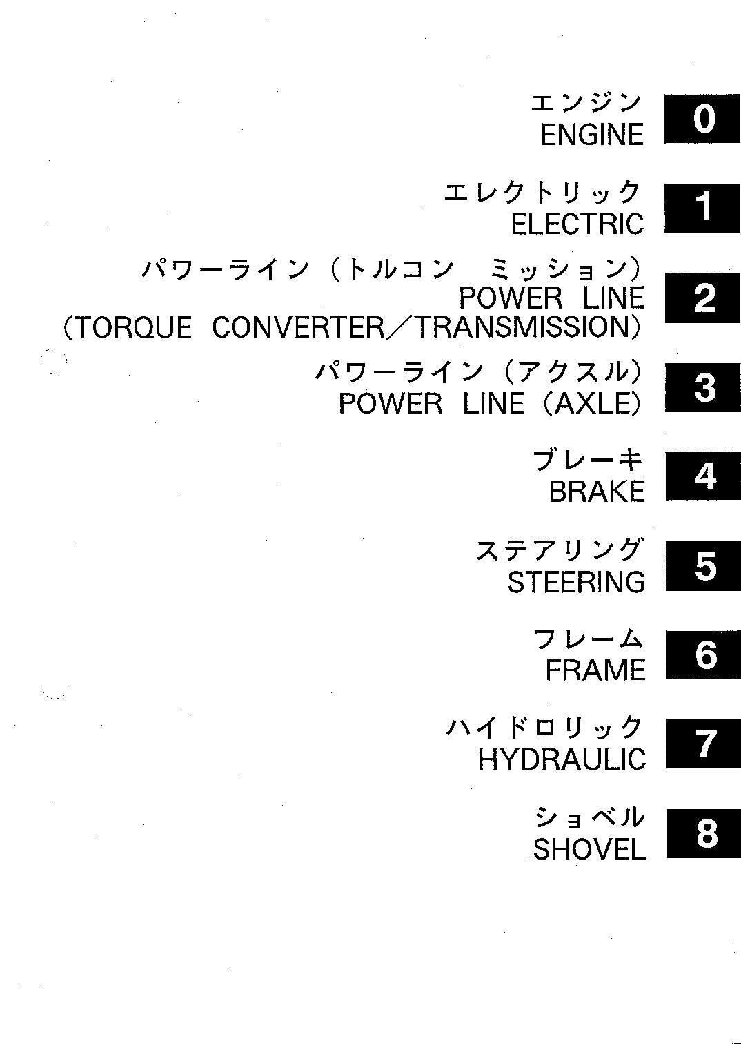 Hitachi FL120-2 Wheel Loader Parts Catalog Manual SN all