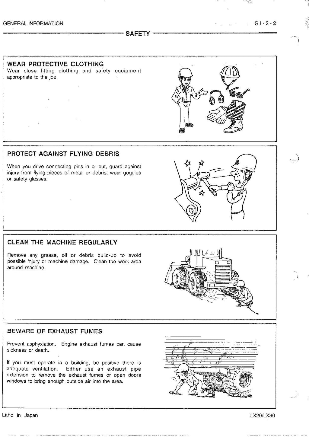 Hitachi LX20 Wheel Loader Workshop Manual
