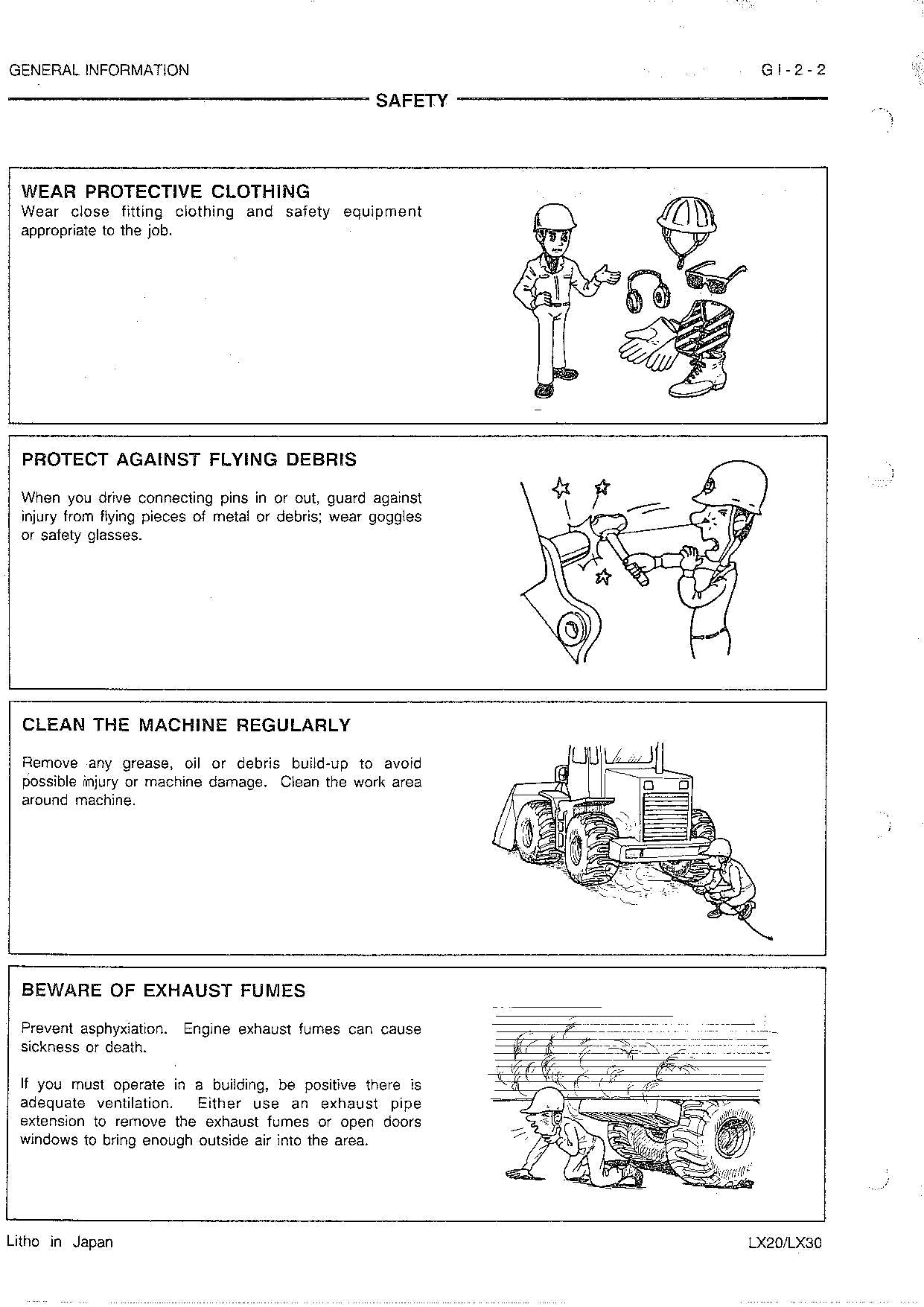 Hitachi LX20 Wheel Loader Workshop Manual