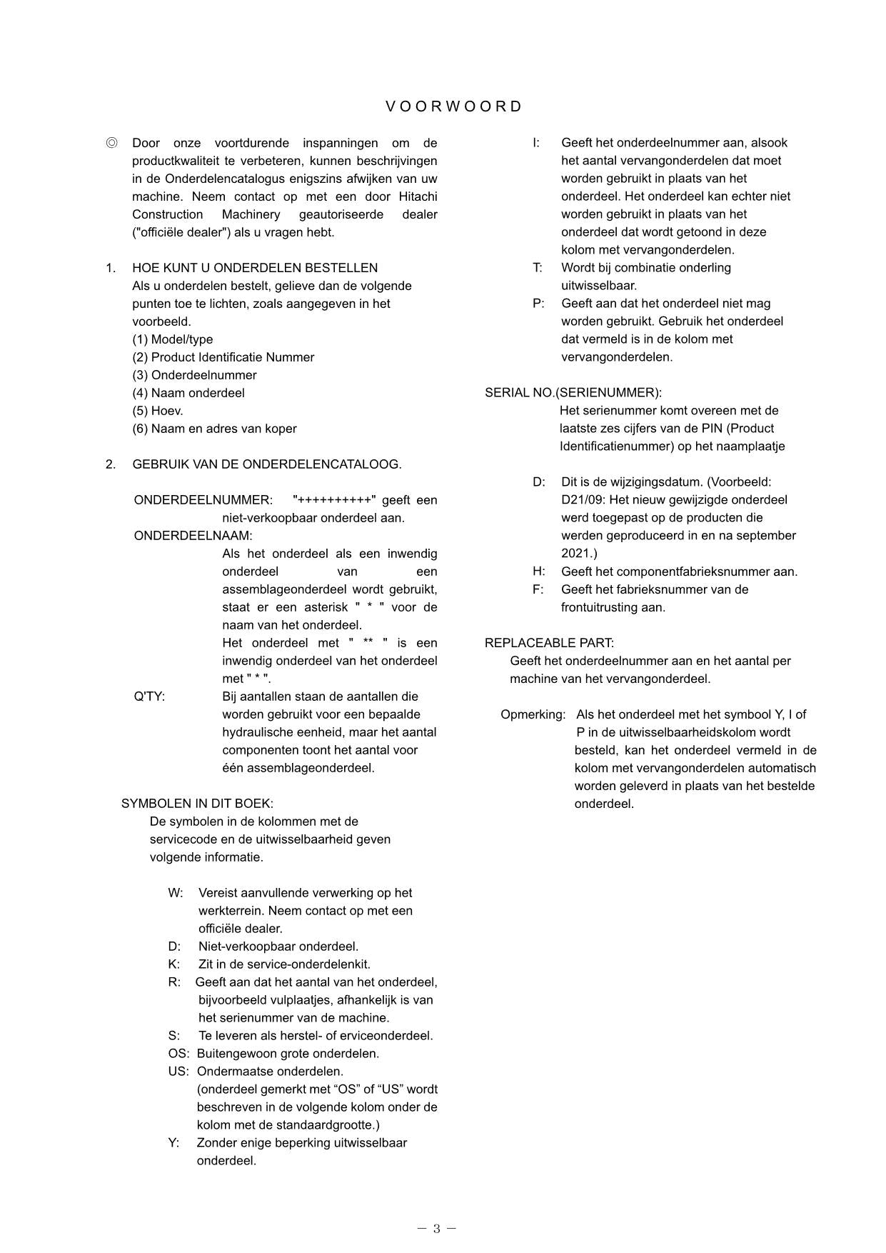 Hitachi ZW550-6 ISUZU 6WG1-XAWB02 Engine Wheel Loader Parts Catalog Manual