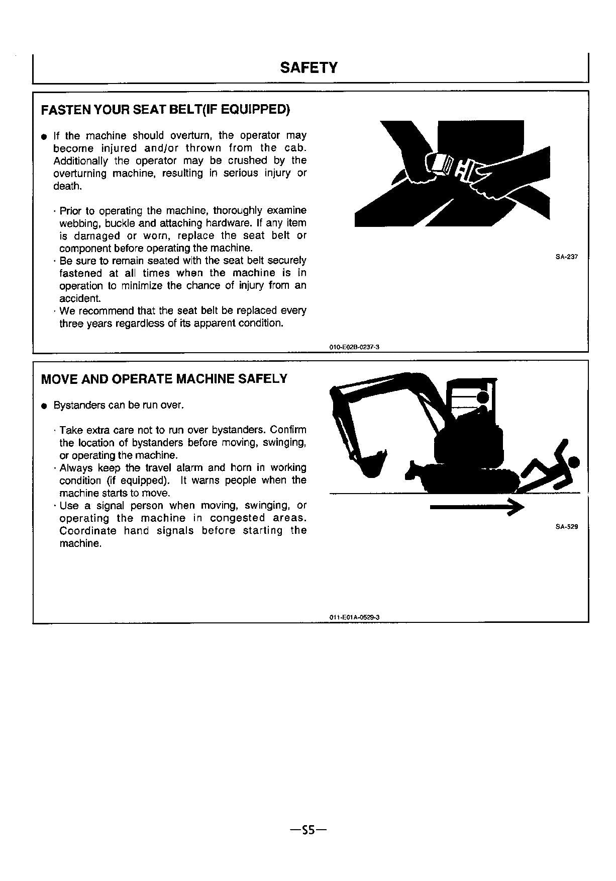 Hitachi EX33Mu EX58Mu Excavator Operational Test Troubleshooting Service manual