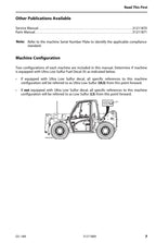 Manual del operador de mantenimiento y operación del manipulador telescópico JLG G5-18A 31211869