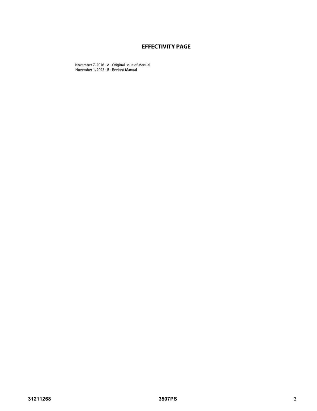 JLG 3507PS Telehandler Parts Catalog Manual