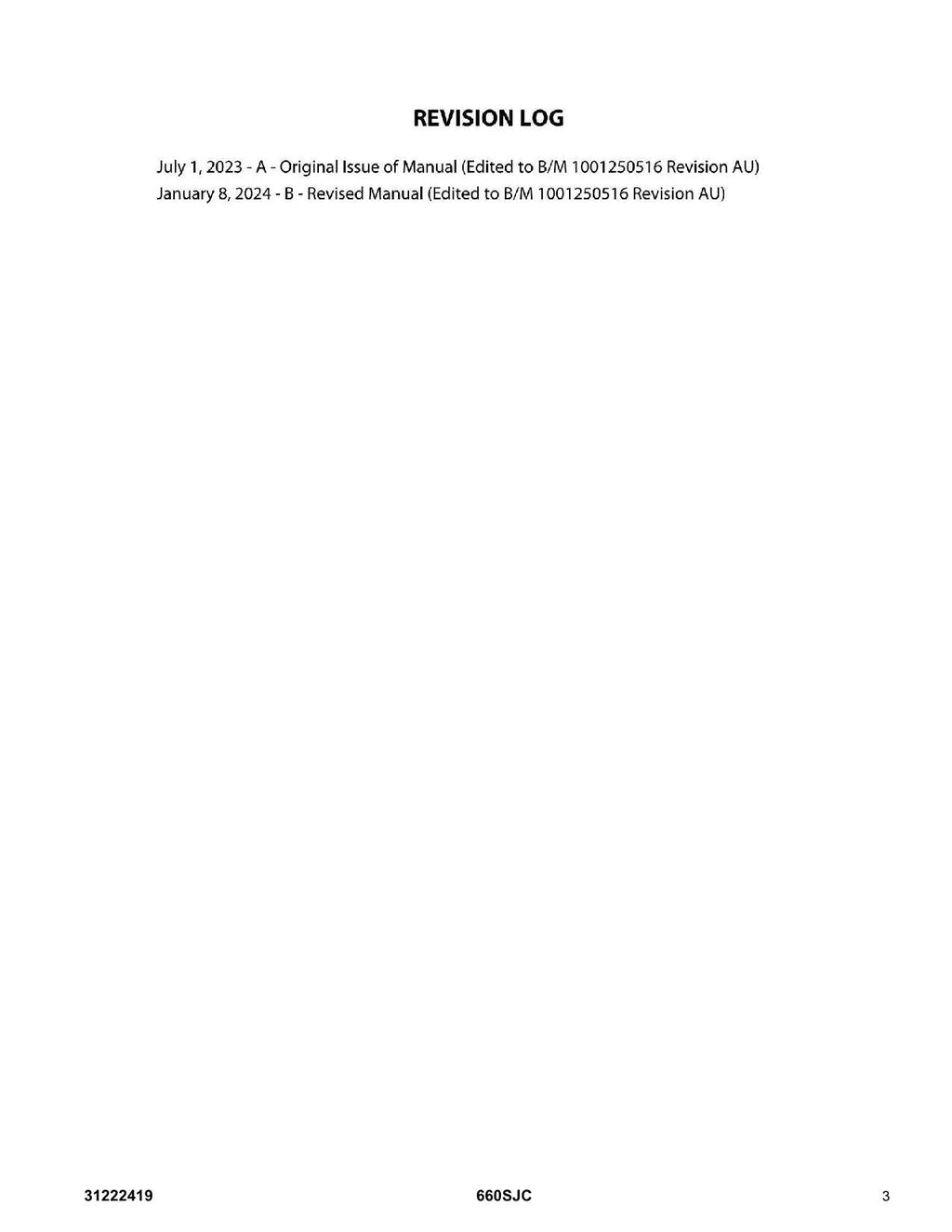 JLG 660SJC Boom Lift  Parts Catalog Manual