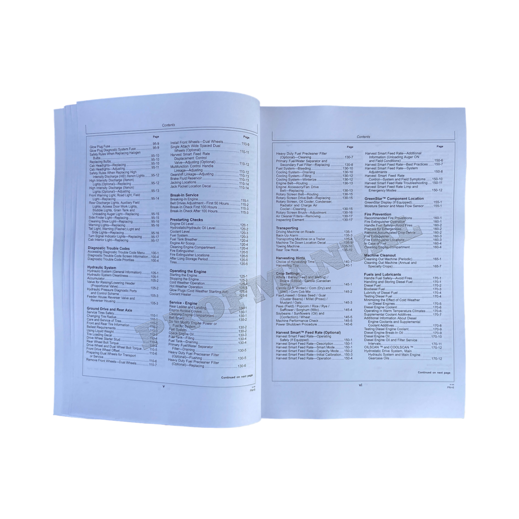 MANUAL DEL OPERADOR DE LA COSECHADORA JOHN DEERE 9570 STS + ¡BONIFICACIÓN! 