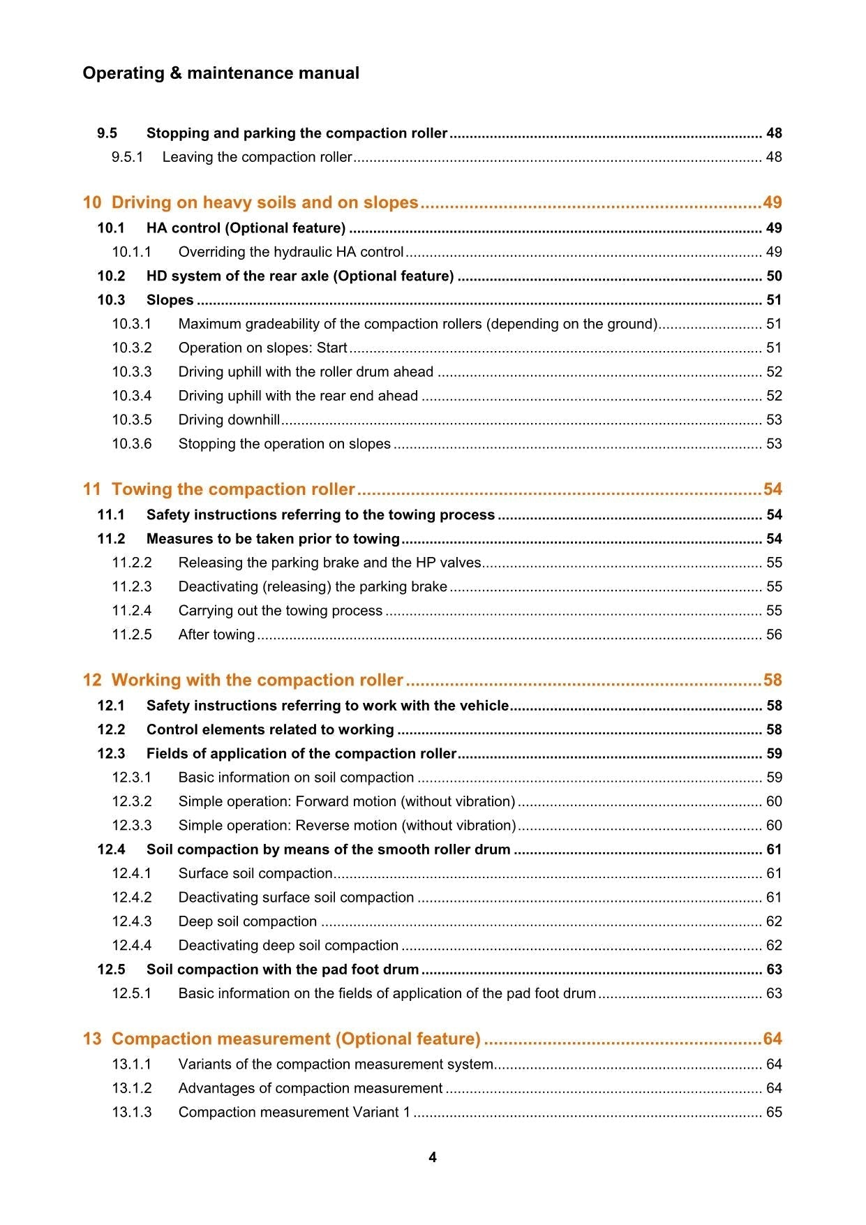 Hyundai HR70C-9 TIER4F ROAD ROLLER Operators Maintenance Manual