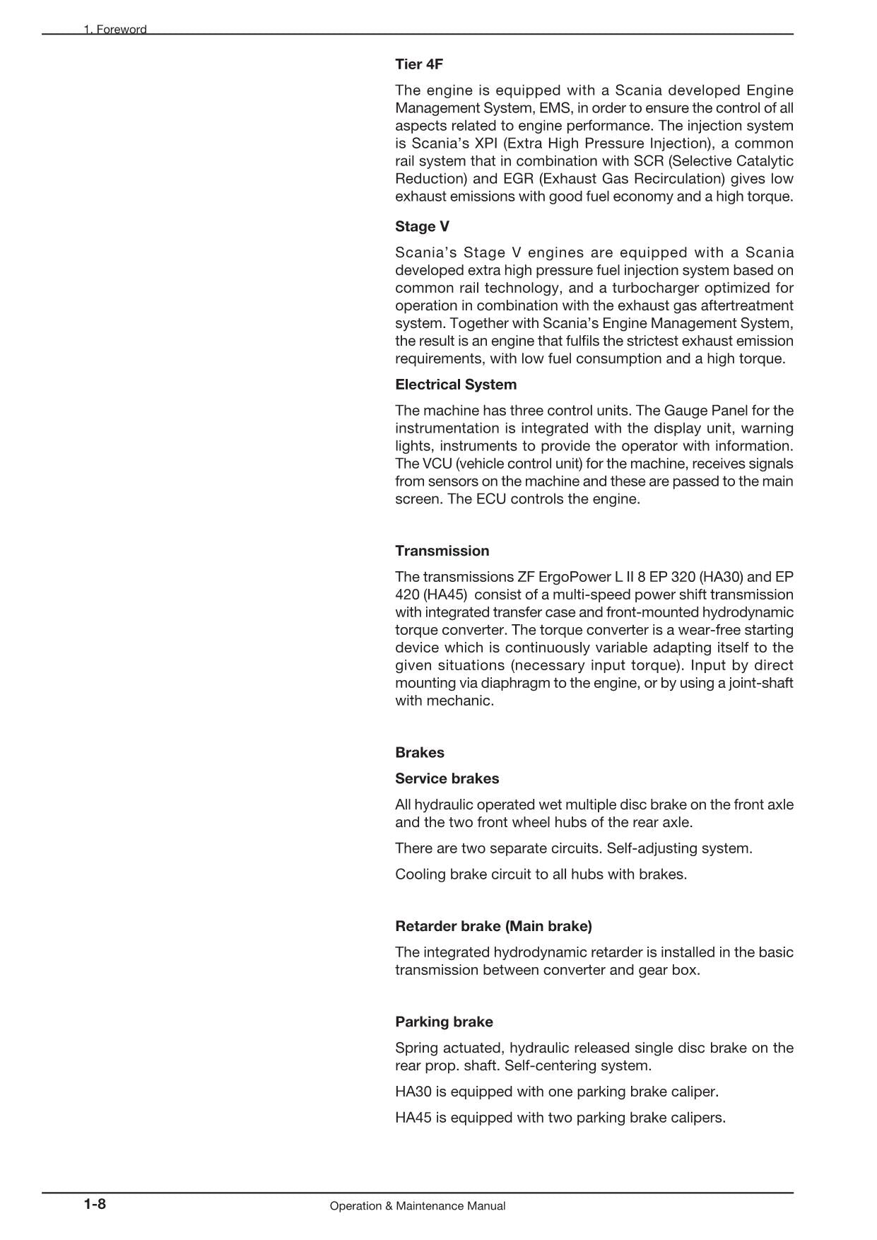 Hyundai HA30 HA30A HA45 HA45A DUMP TRUCKS Operators Maintenance Manual