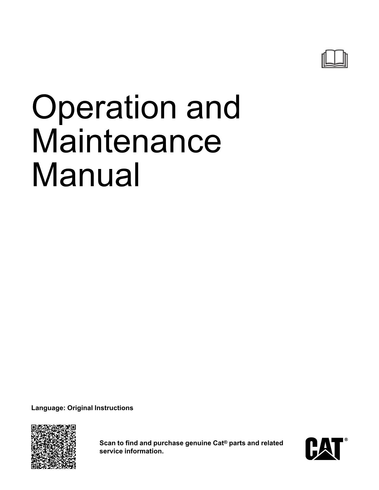 Cargadora articulada Caterpillar 569 SM MANUAL DE MANTENIMIENTO DEL OPERADOR 30013152