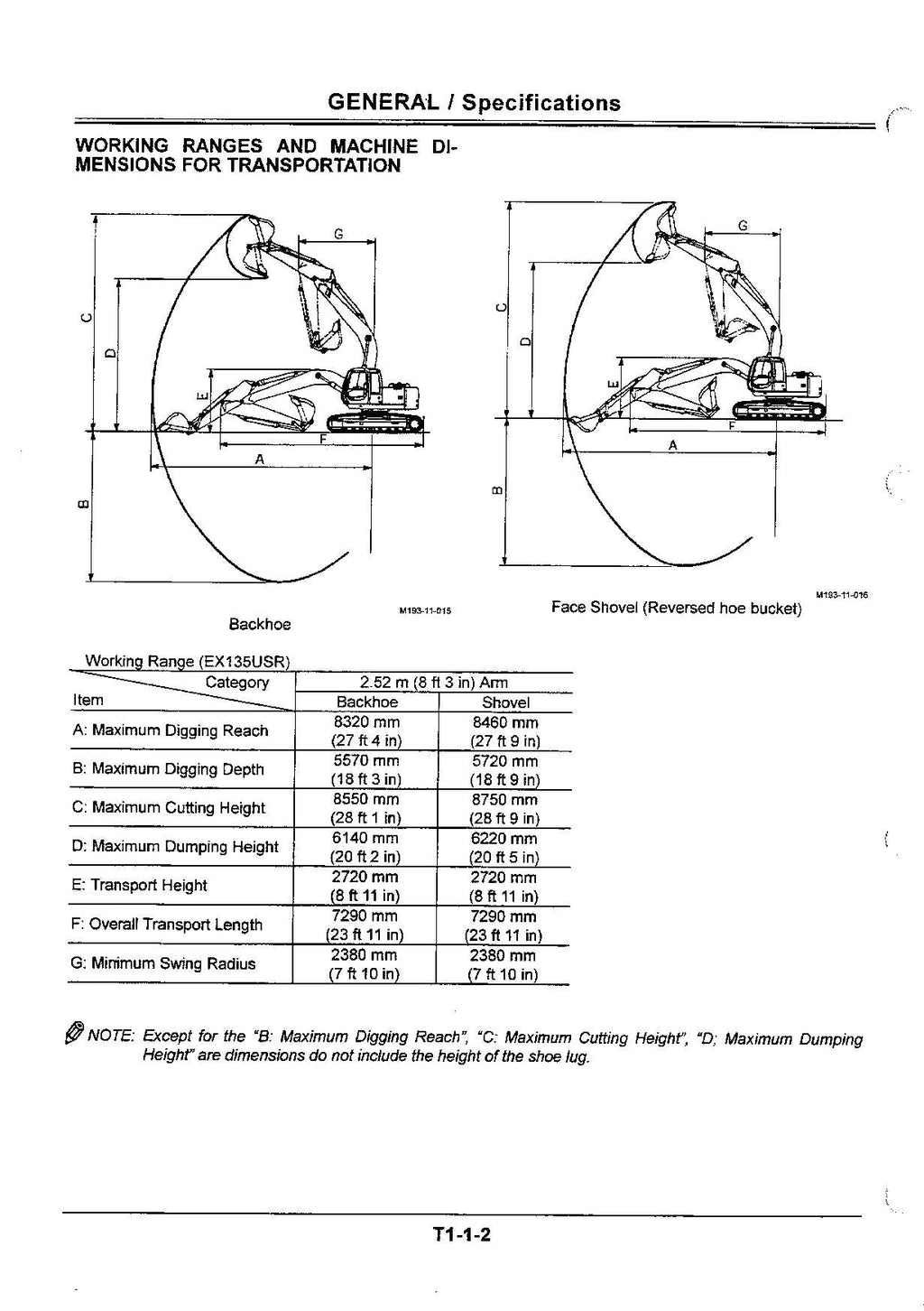 HITACHI EX135USR Excavator Operational Principle Technical Manual