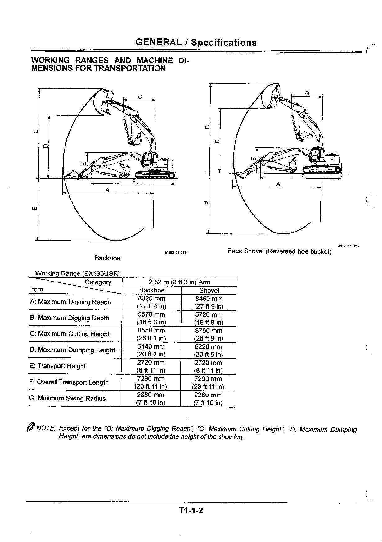 HITACHI EX135USR Excavator Operational Principle Technical Manual