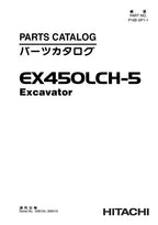 Manual del catálogo de piezas de la excavadora Hitachi EX450LCH-5