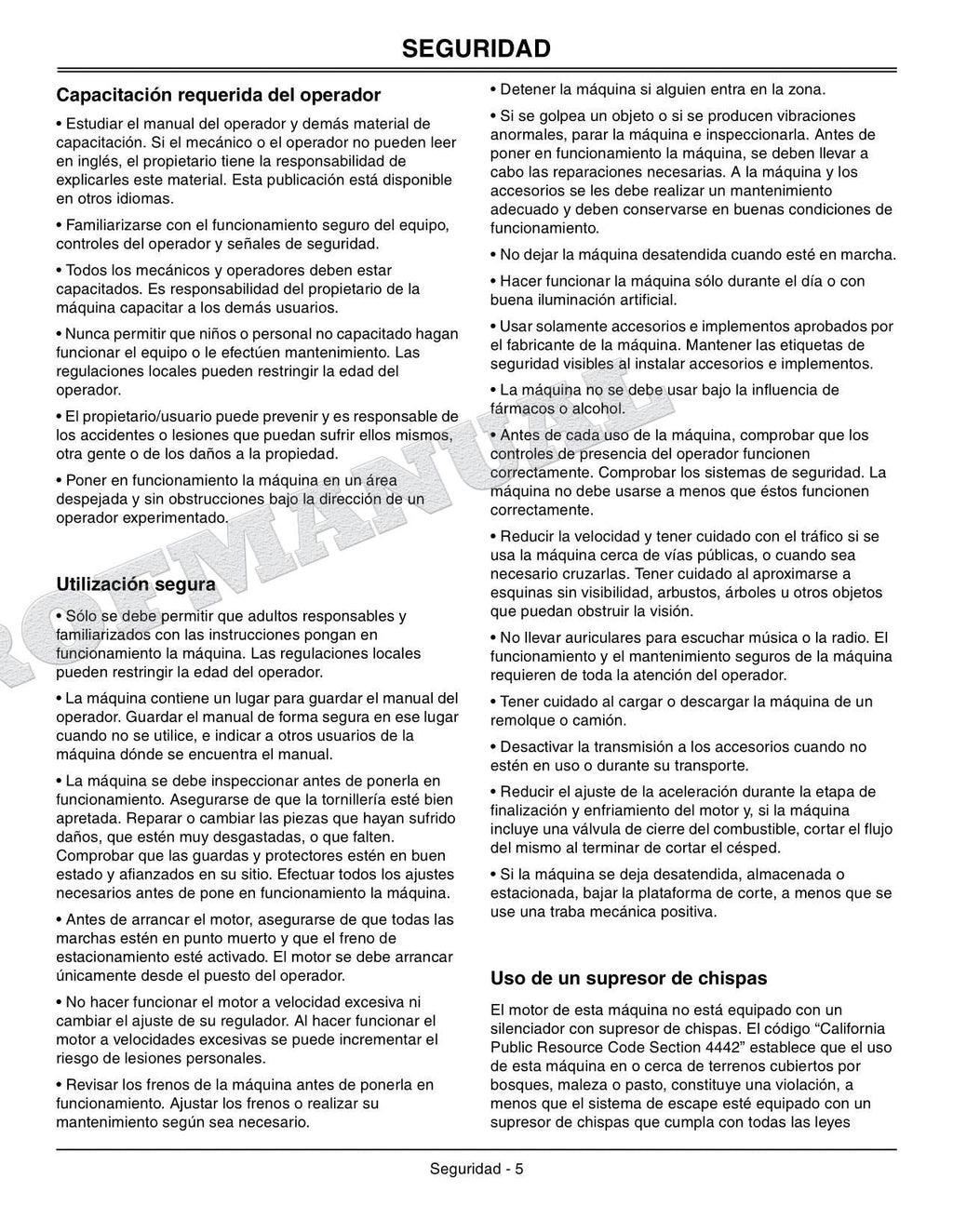 John Deere SN 4120 120101-610000 4320 130101-610000 Tractor Manual del Operador