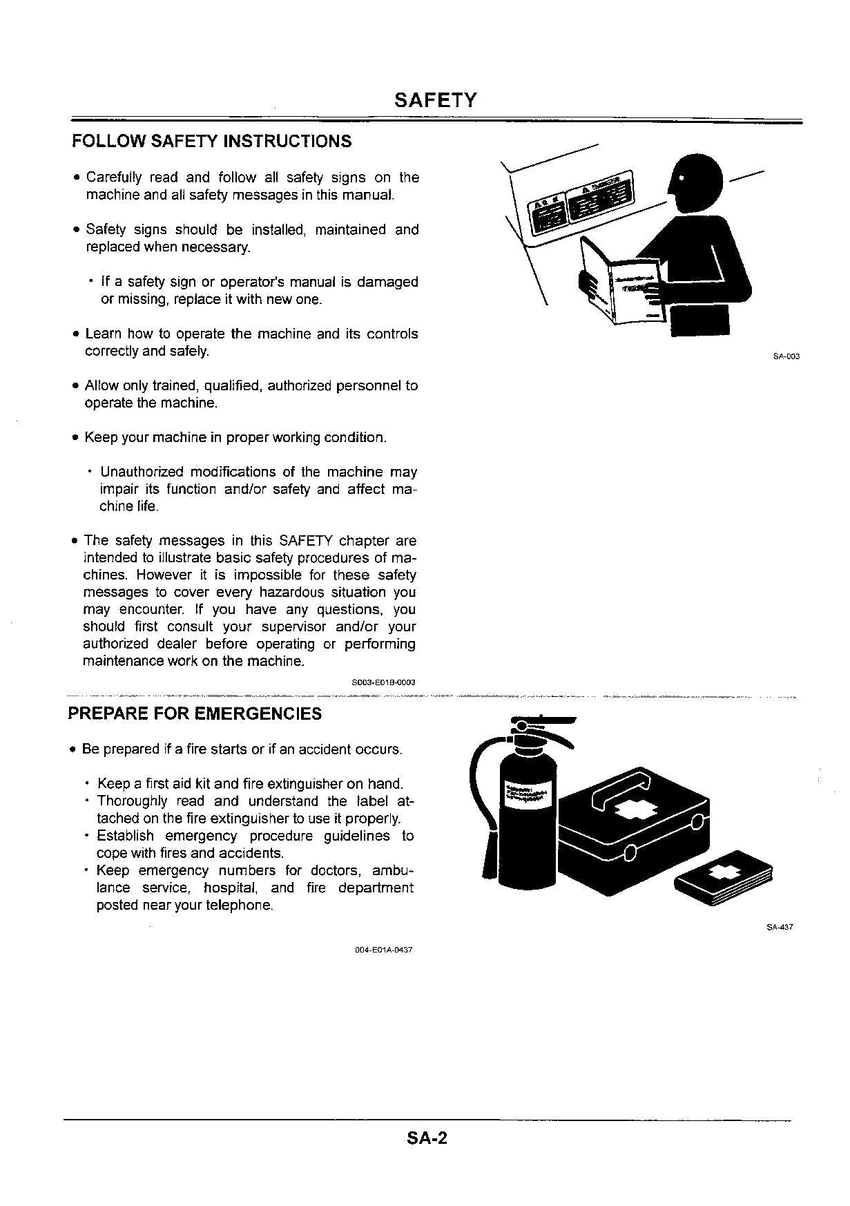 Hitachi EX33U Excavator Operational Test Troubleshooting Service manual