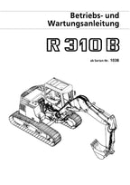 Liebherr R310 B Hydraulikbagger Betriebsanleitung Wartungsanleitung