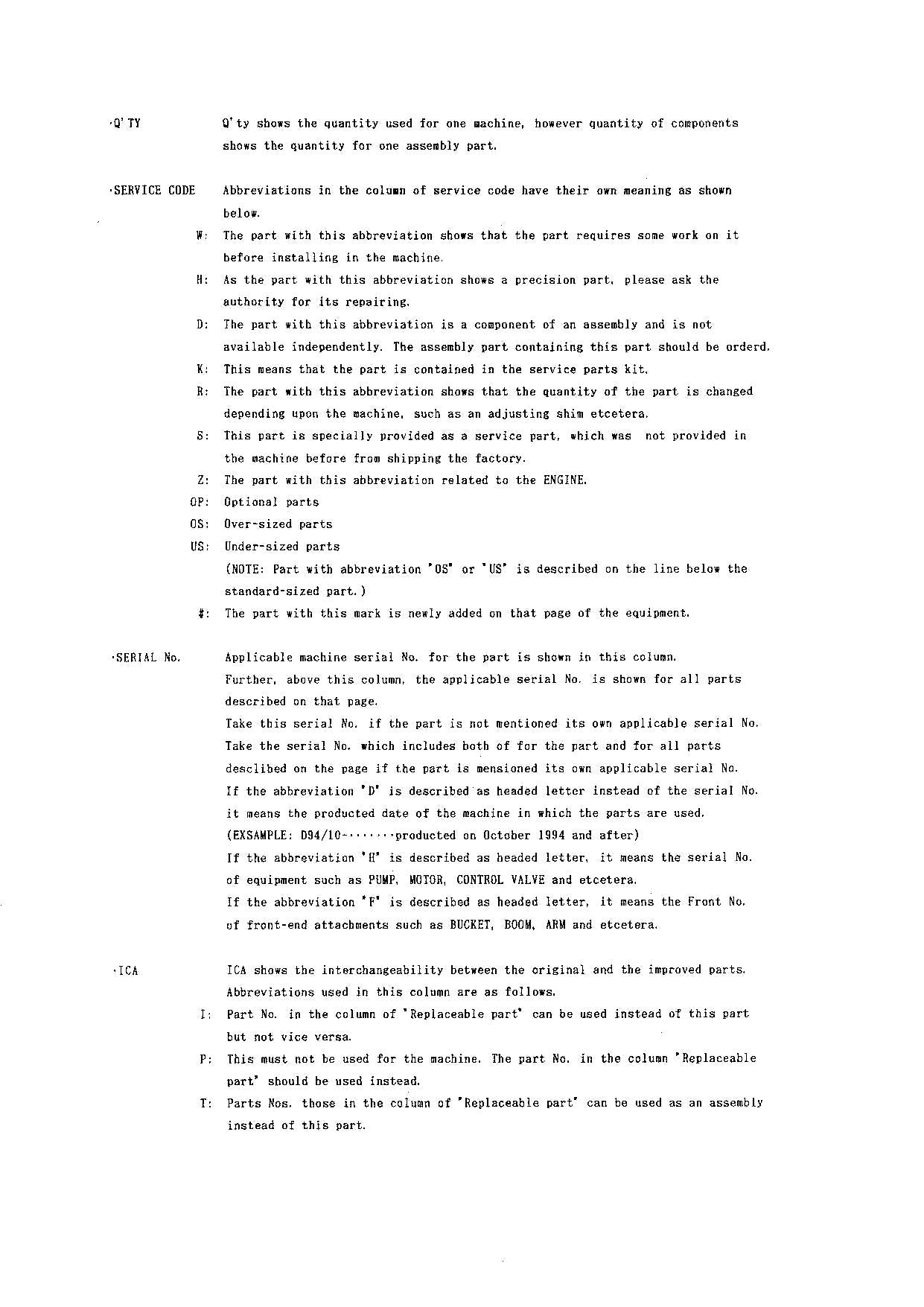 Hitachi LX80RS Wheel Loader Parts Catalog Manual SN 03004-up