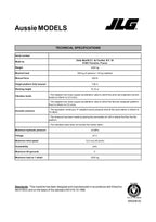 TOUCAN 1010 Vertical Lift Maintenance Operation Operators Manual