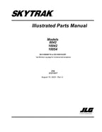 SKYTRAK 10042 10054 8042 Telehandler Parts Catalog Manual 31211017