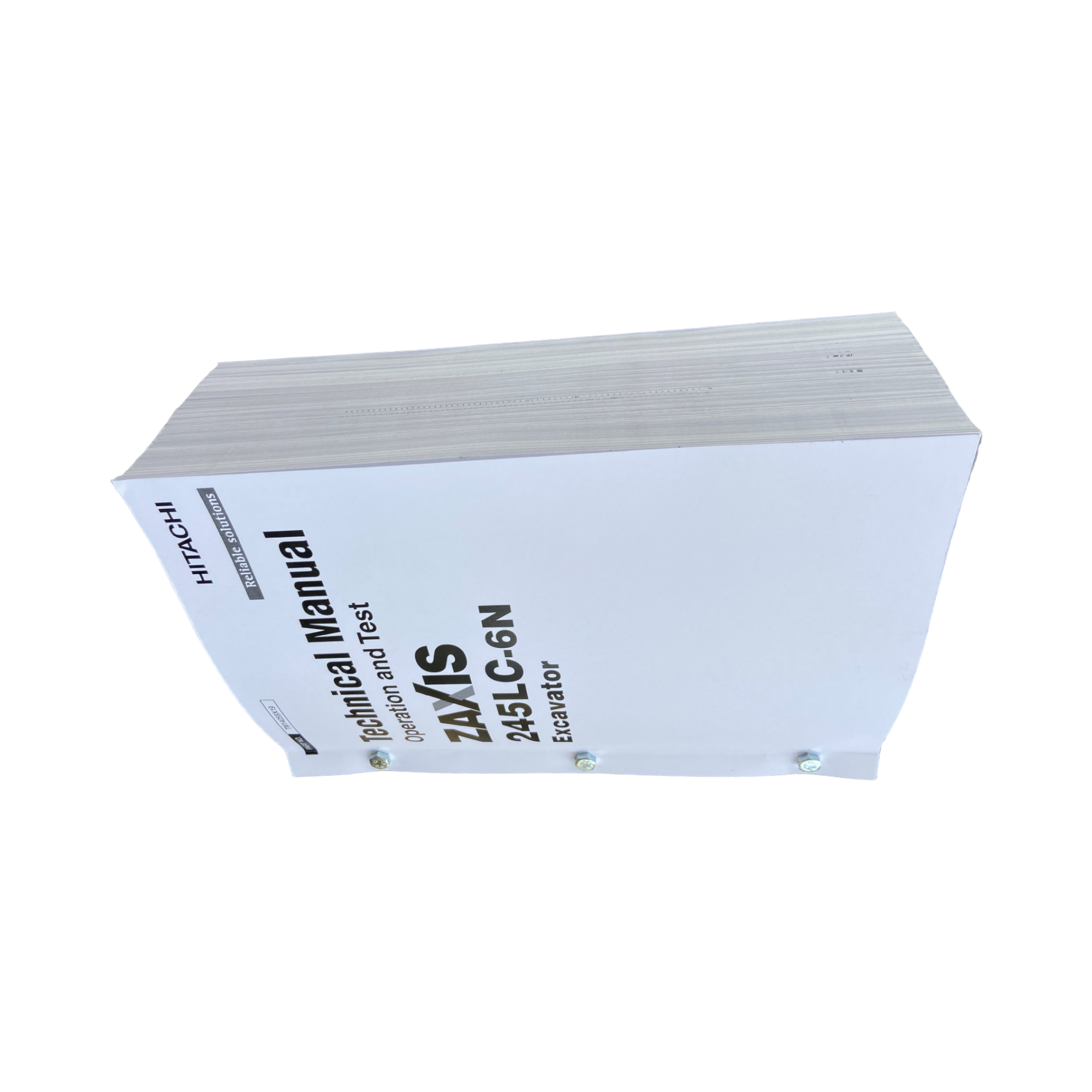 HITACHI ZAXIS245USLC-6N EXCAVATOR OPERATION TEST SERVICE MANUAL