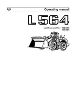 Liebherr L564 L564 T Wheel Loader Operators manual serial 0384