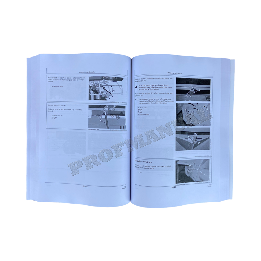 MANUAL DEL OPERADOR DE LA COSECHADORA JOHN DEERE 9870 STS + ¡BONIFICACIÓN! 