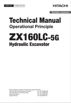 HITACHI ZAXIS ZX160LC-5G Excavator Operational Principle Technical Manual