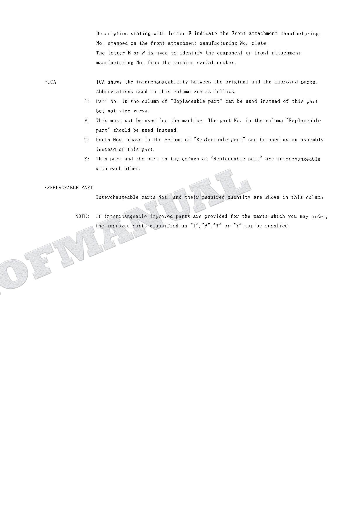 HITACHI EX135USRK Excavator Parts Catalog Manual SN 001001-