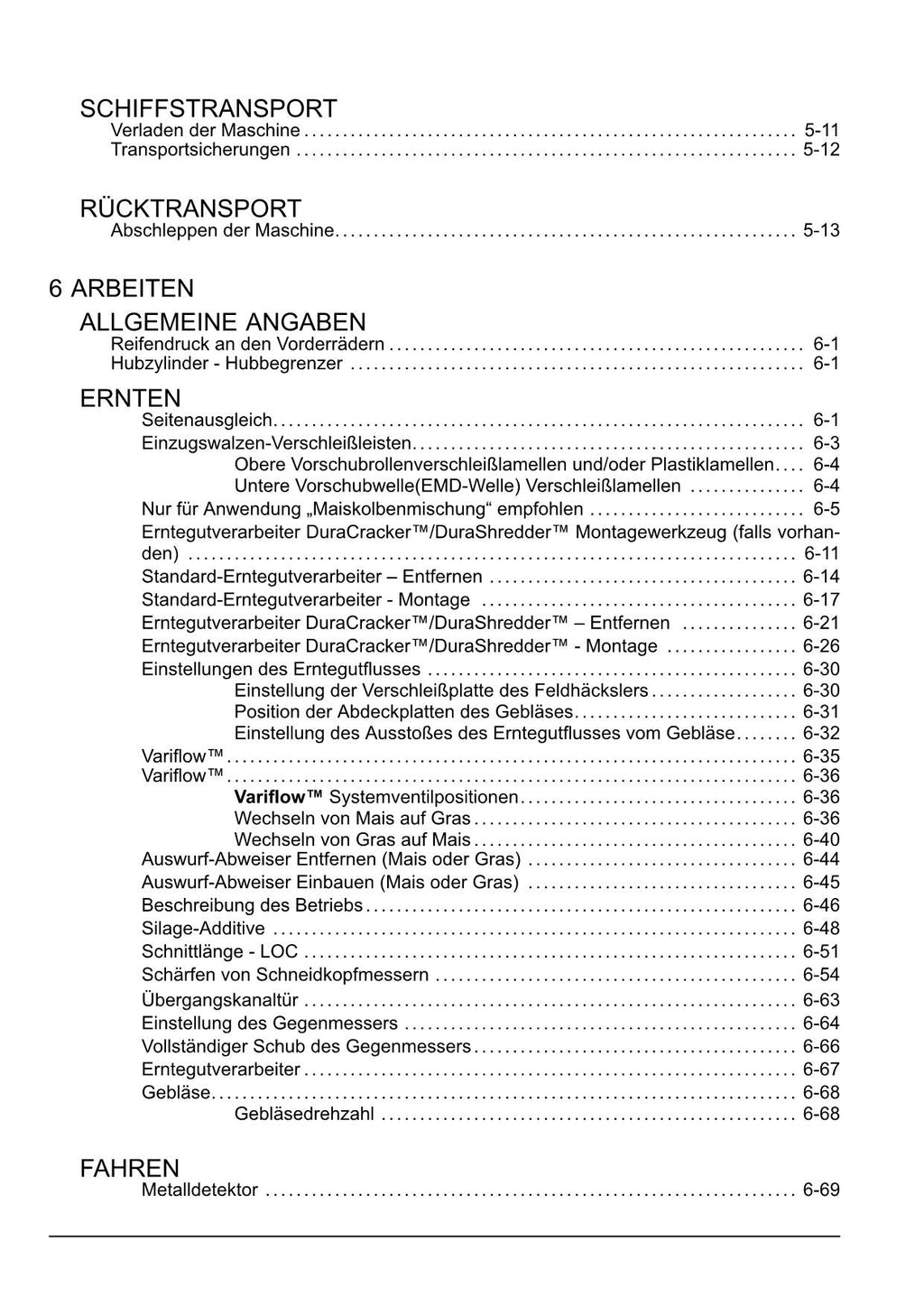 New Holland FR650 FR780 FR920 Forage Cruiser Mähdrescher Betriebsanleitung 5943