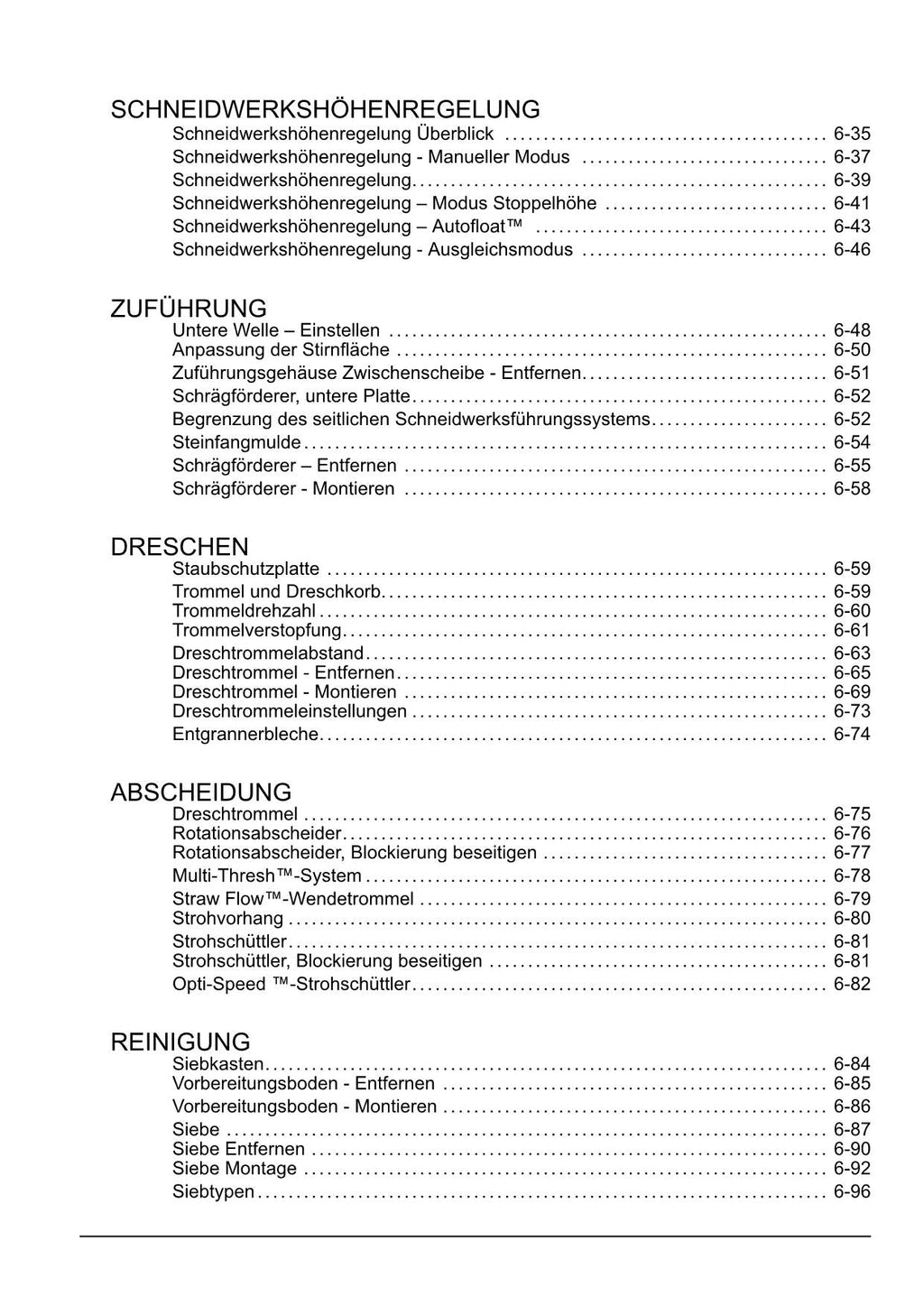 New Holland CX7 80 CX7 90 CX8 70 CX8 80 CX8 85 Mähdrescher Betriebsanleitung