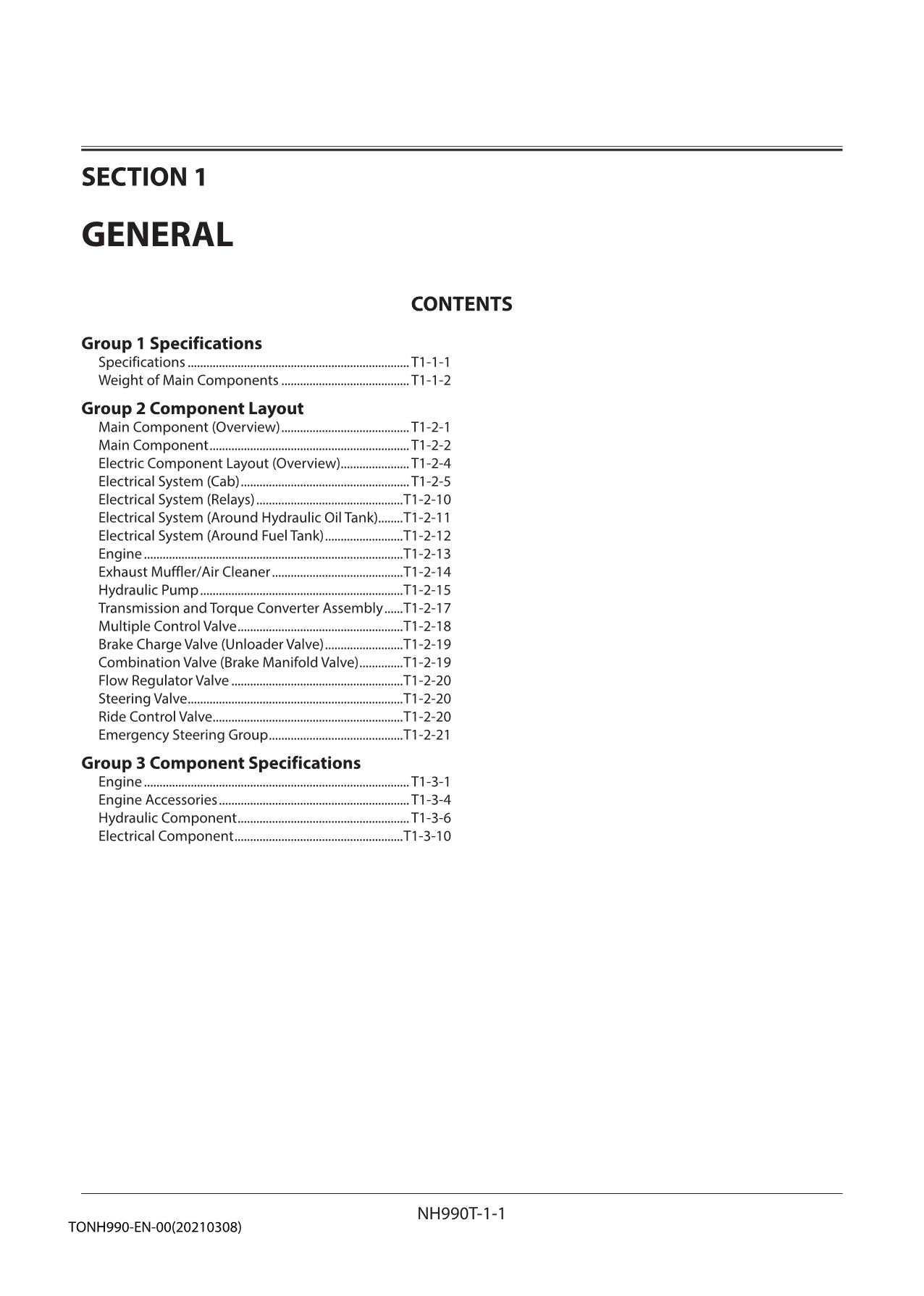 Hitachi ZW370-5A Wheel Loader Technical Manual Operational Principle