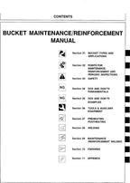 HITACHI BUCKETS EXCAVATOR SERVICE MANUAL