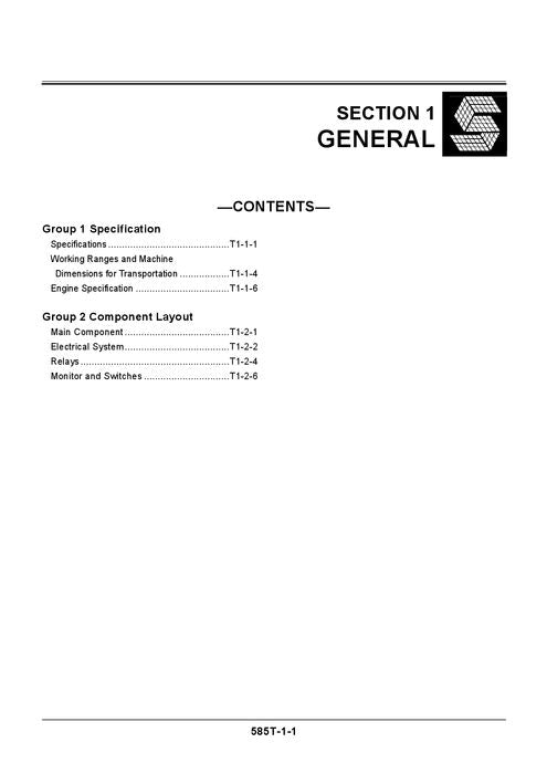 Hitachi EX40U EX50U Excavator Technical Workshop Service Manual + SCHEMATIC