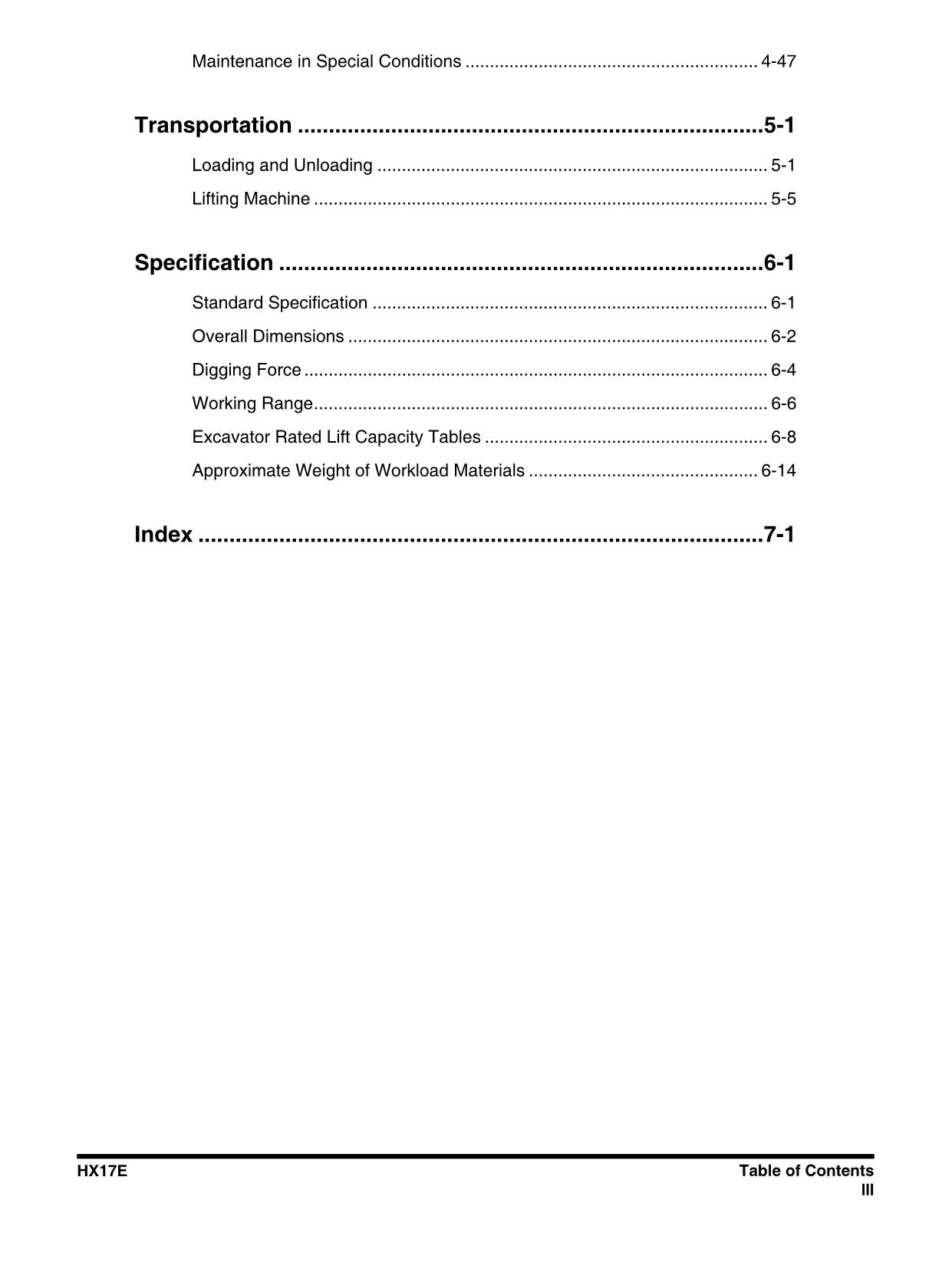 Manual de mantenimiento del operador de la excavadora sobre cadenas Hyundai HX17E