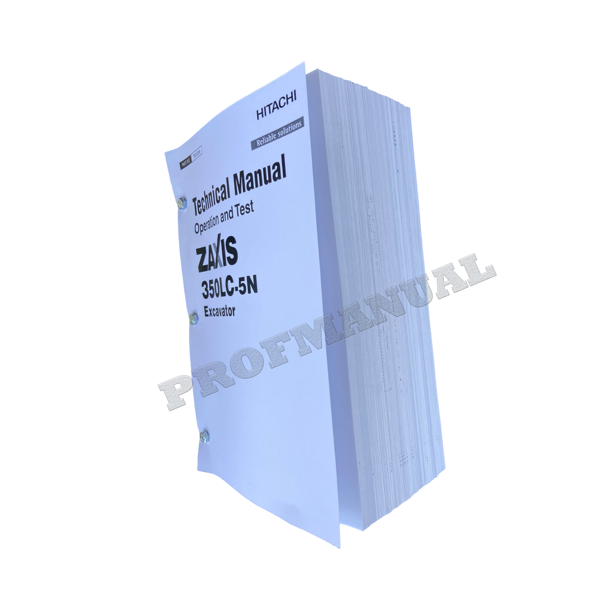 HITACHI ZAXIS350LC-5N EXCAVATOR OPERATION TEST SERVICE MANUAL