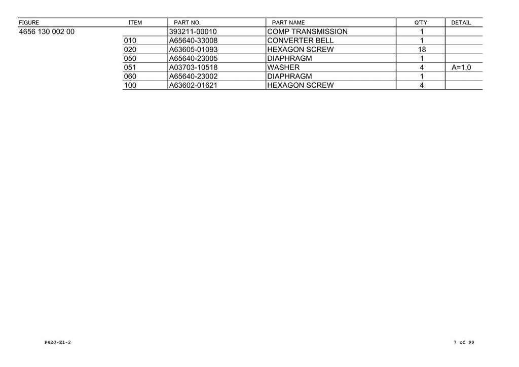 Hitachi LX145E LX170E LX145E-2 LX170E-2 Wheel Loader Parts Catalog Manual