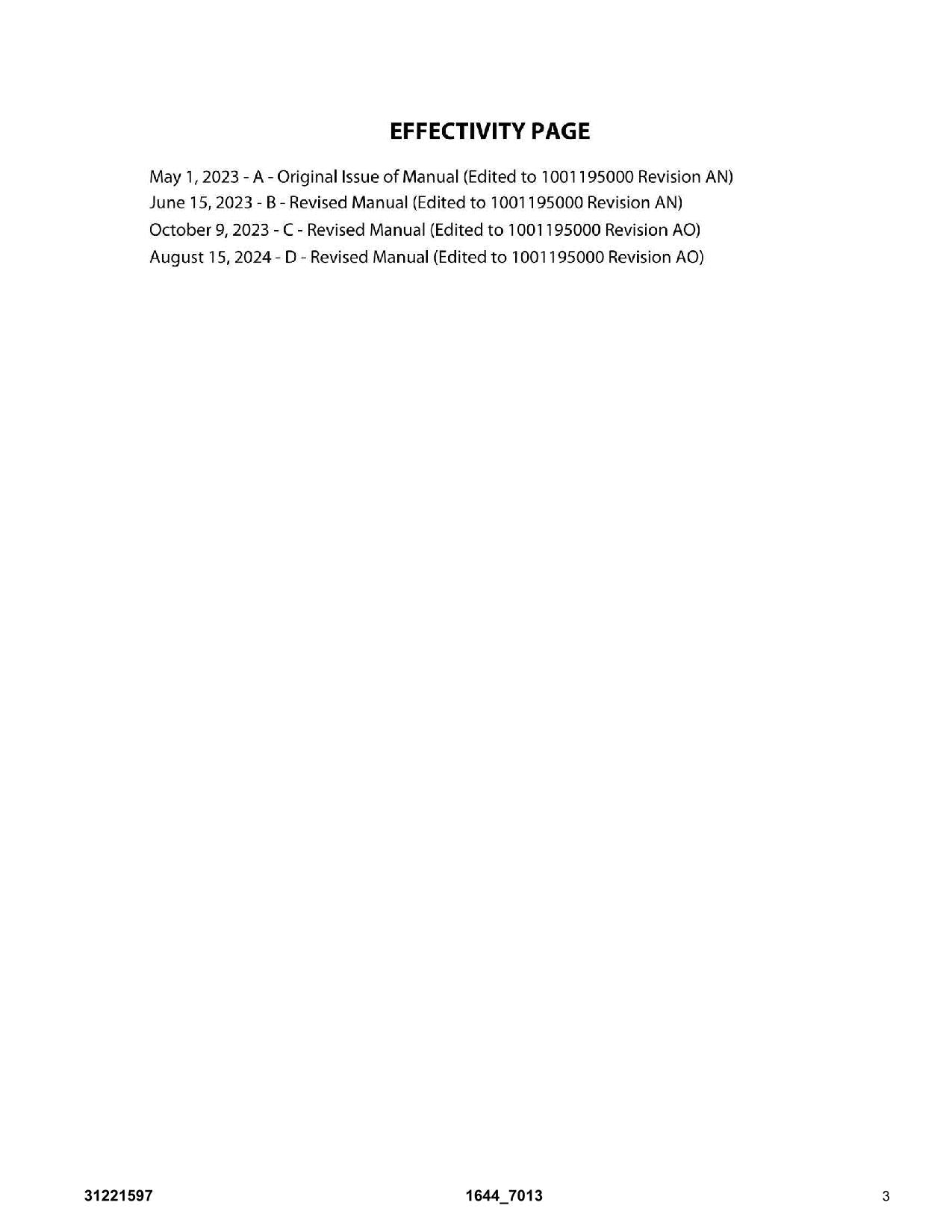 Manual del catálogo de piezas del manipulador telescópico JLG 1644 7013H 31221597