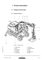 Liebherr A914 C Litronic Excavator Operators manual