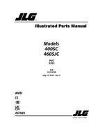 Catálogo de piezas de plataformas elevadoras JLG 400SC 460SJC Manual 31219199