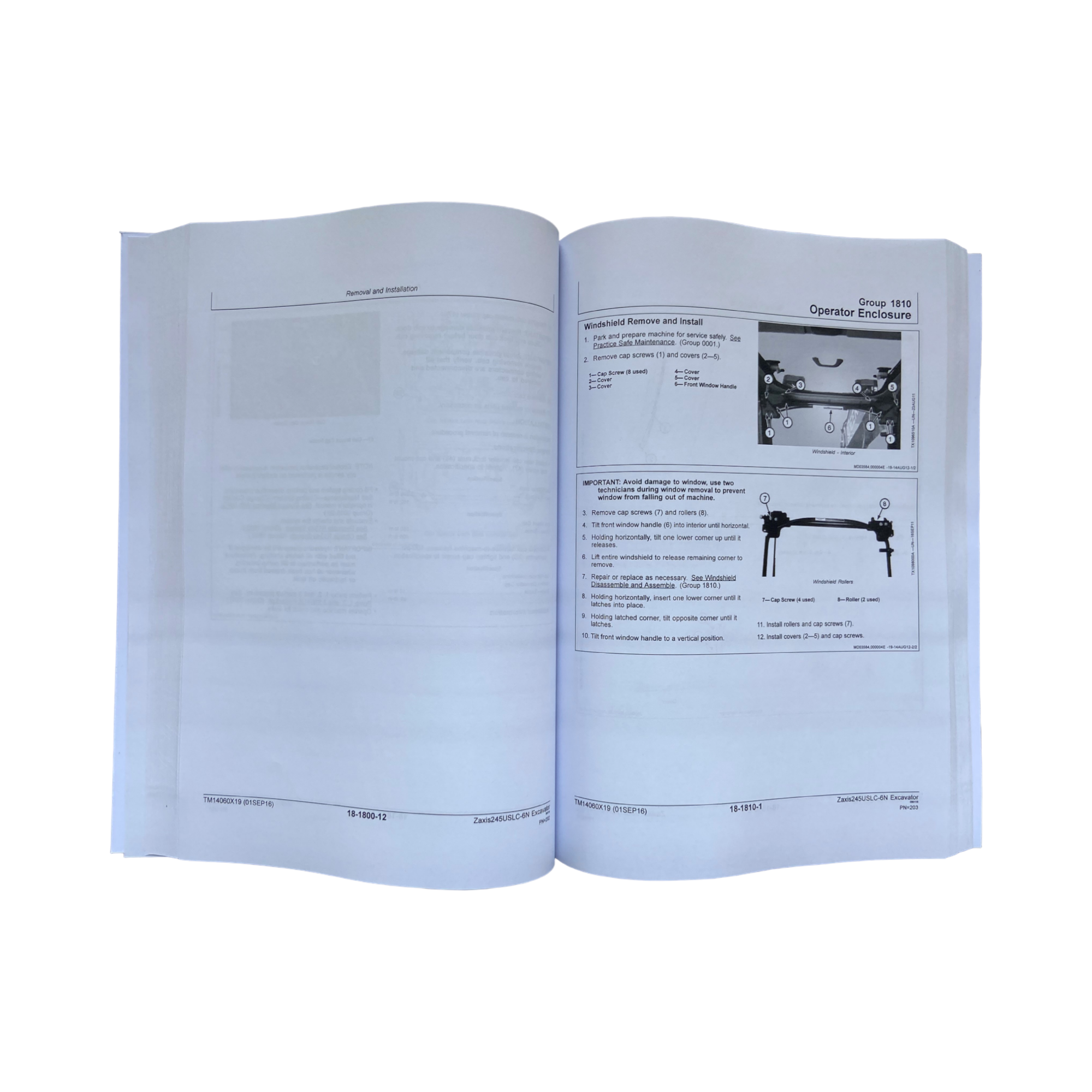 HITACHI ZAXIS 245USLC-6N EXCAVATOR REPAIR SERVICE MANUAL