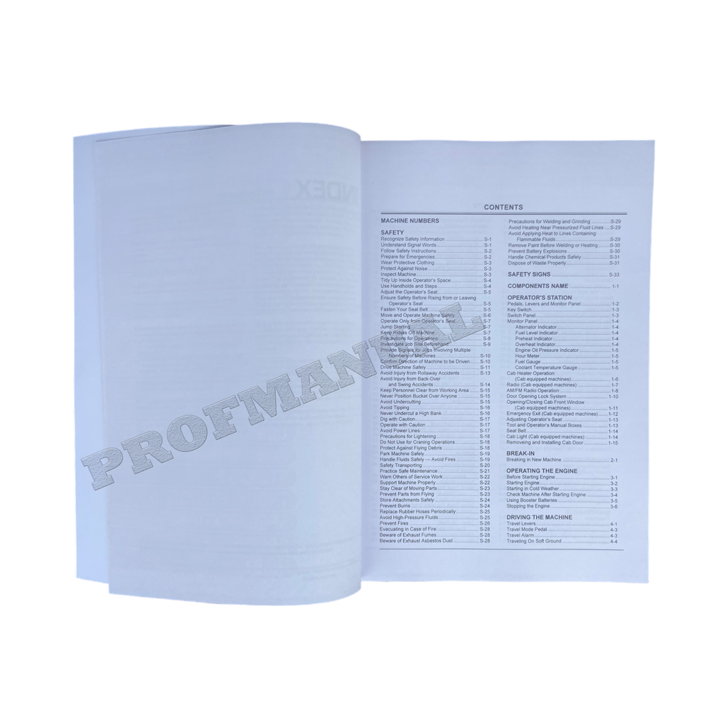 HITACHI ZAXIS ZX 17U-2 EXCAVATOR OPERATORS MANUAL #1