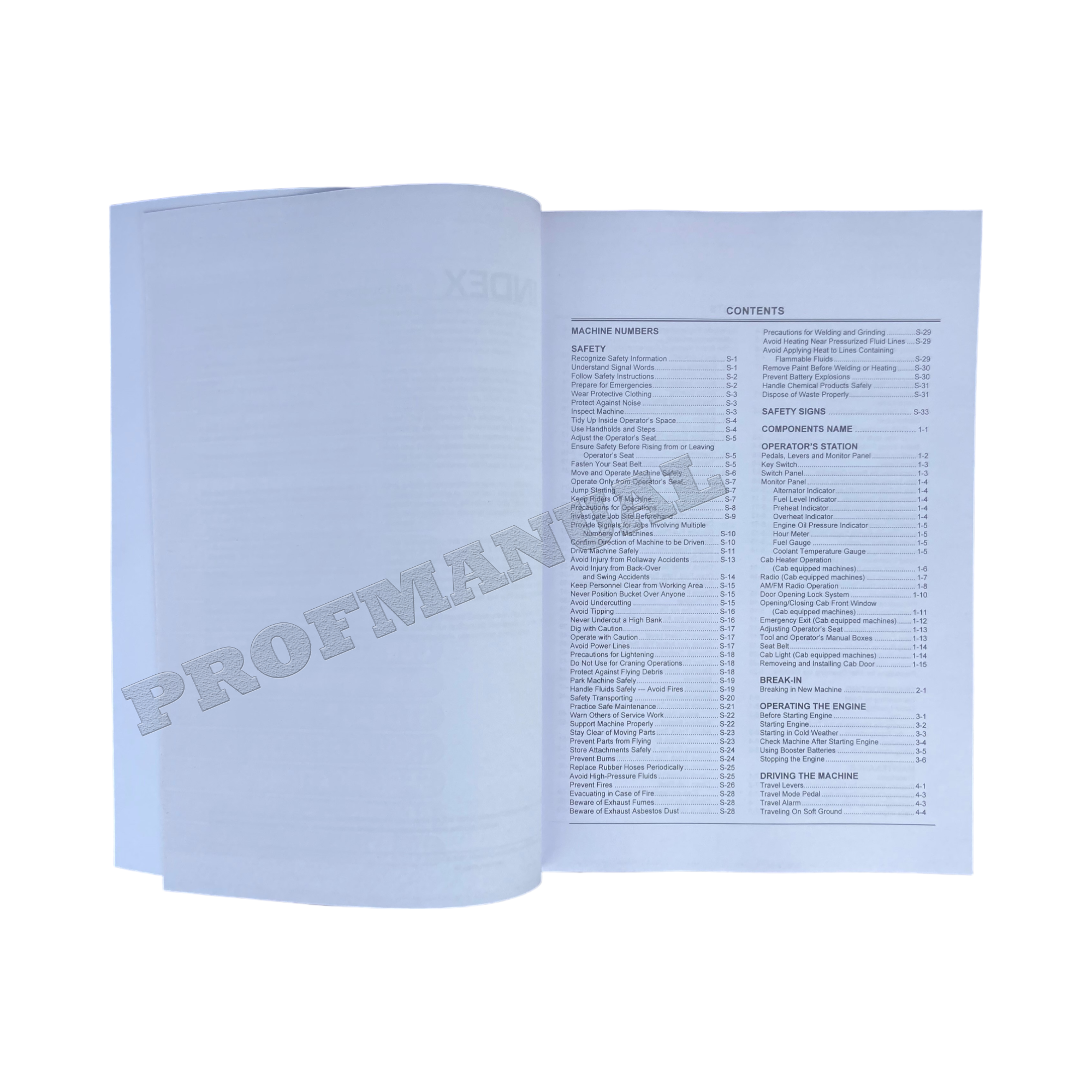 HITACHI ZAXIS ZX 17U-2 EXCAVATOR OPERATORS MANUAL #1