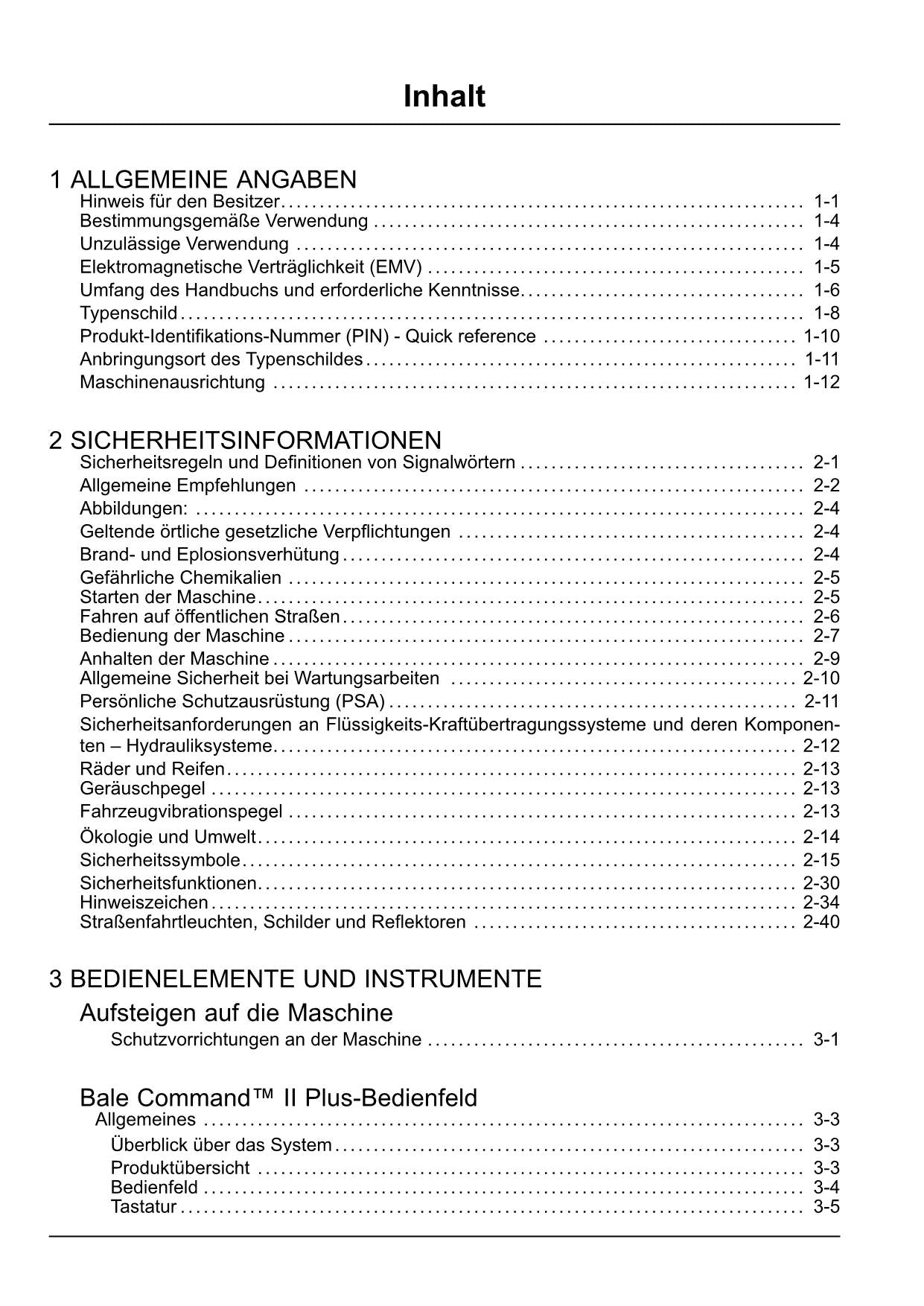 New Holland Roll Bar 125 Rundballenpresse Betriebsanleitung 91753917