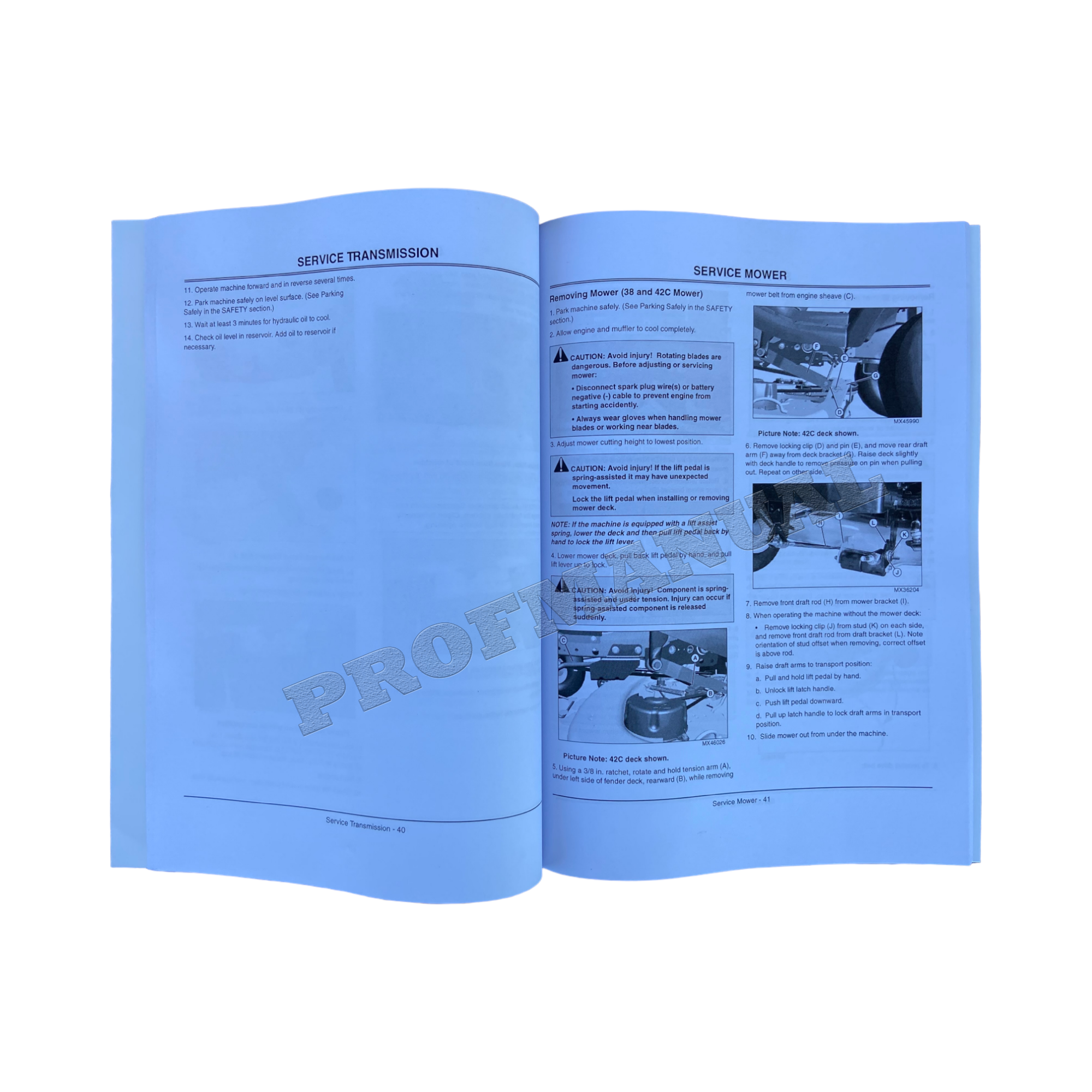 MANUAL DEL OPERADOR DEL TRACTOR JOHN DEERE X300 X304 X320 X324 X360