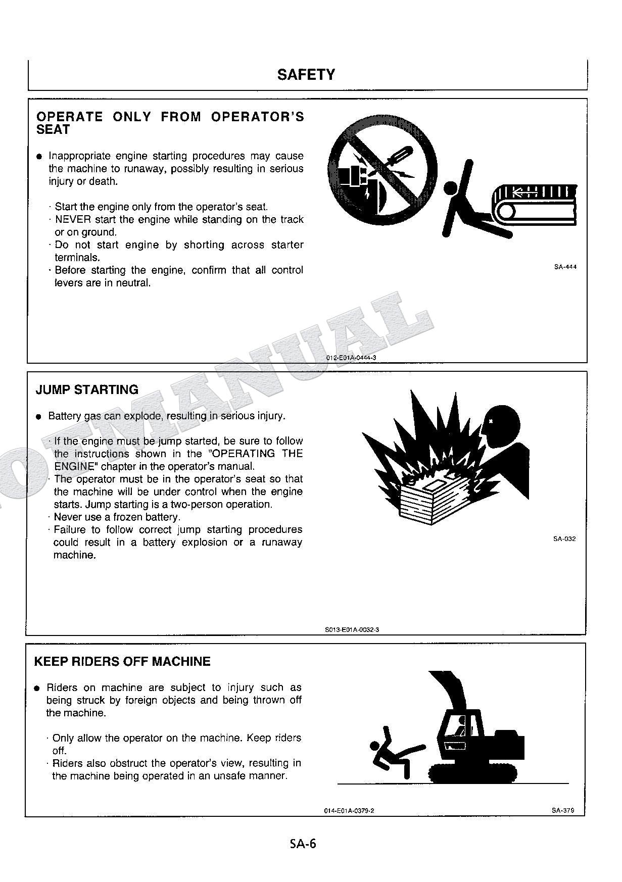 HITACHI EX300-3C Excavator Repair Service Workshop manual