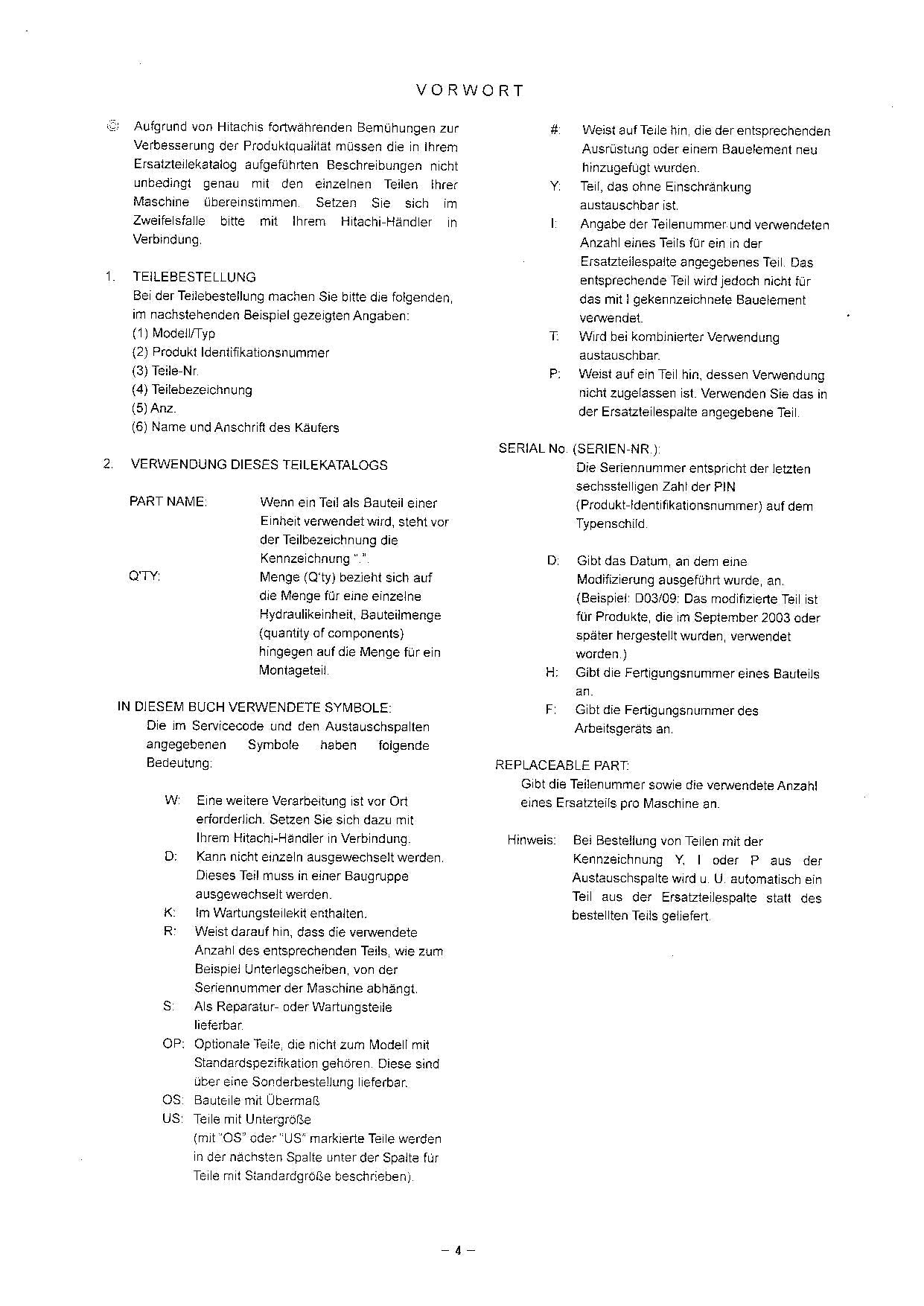 Hitachi ZW310 Wheel Loader Equipment Component Parts Catalog Manual