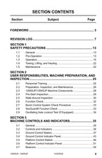 JLG 1200SJP 1350SJP Boom Lift Maintenance Operation Operators Manual 31223032